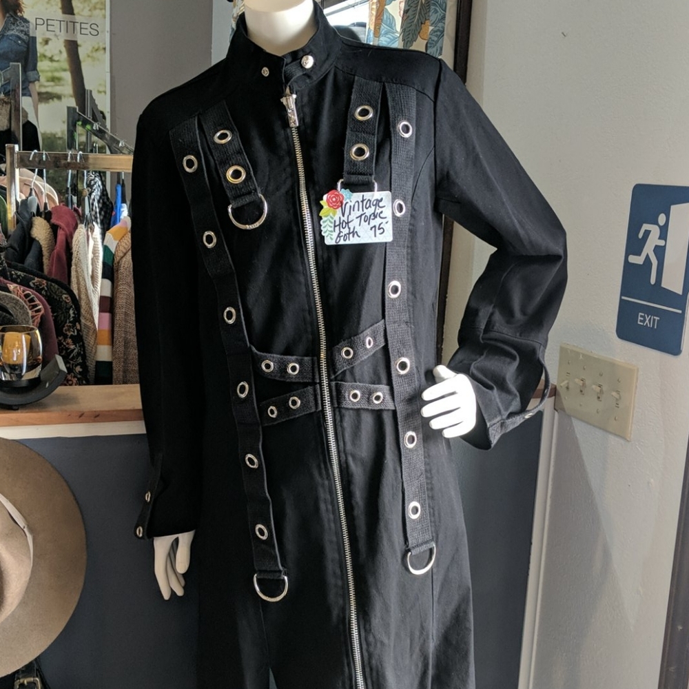 Vintage hot topic long gothic coat